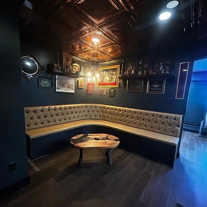 Comfortable lounge seating area